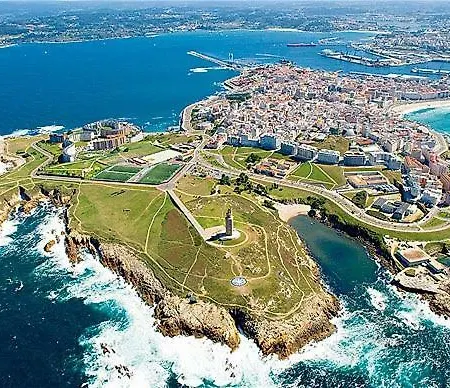 Апартаменты Apto Espectacular Con Vistas Playa Riazor *