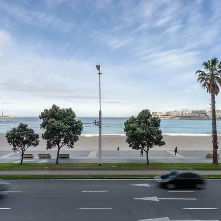 Apto Espectacular Con Vistas Playa Riazor *